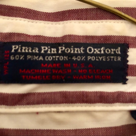 Men’s Hathaway Striped Dress Shirt. Sz 16 1/2 - 34 - Picture 5 of 7